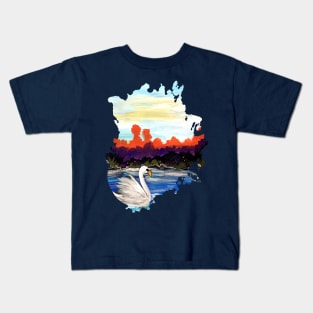 Swan Life Kids T-Shirt